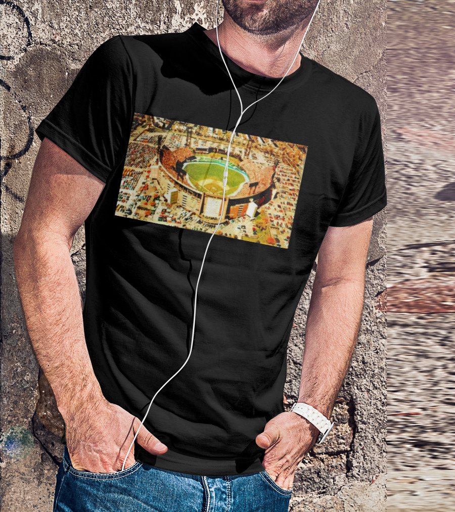 Baltimore Orioles Memorial Stadium Aerial View T-Shirt