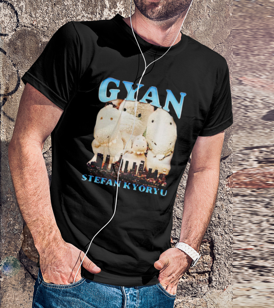 Gyan Stefan Kyoryu Plush Dinos City Skyline T-Shirt
