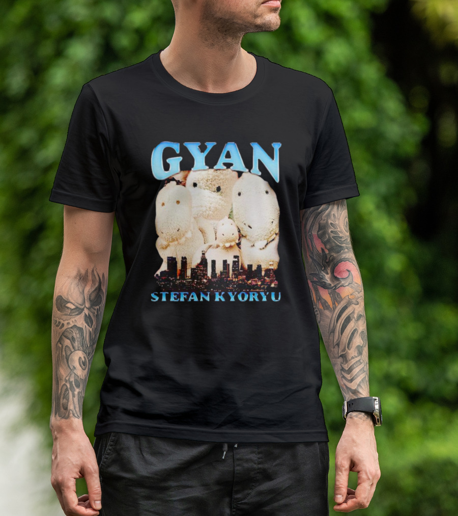 Gyan Stefan Kyoryu Plush Dinos City Skyline T-Shirt