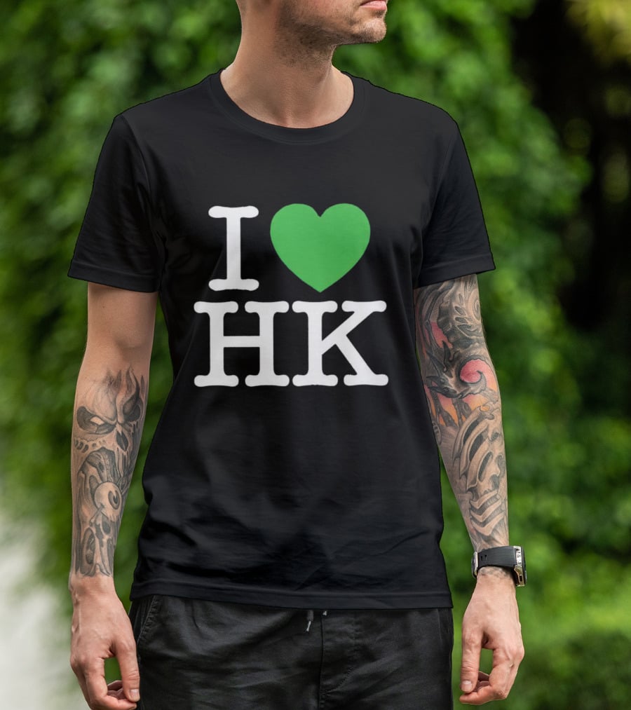 I Love HK Hong Kong Heart T-Shirt