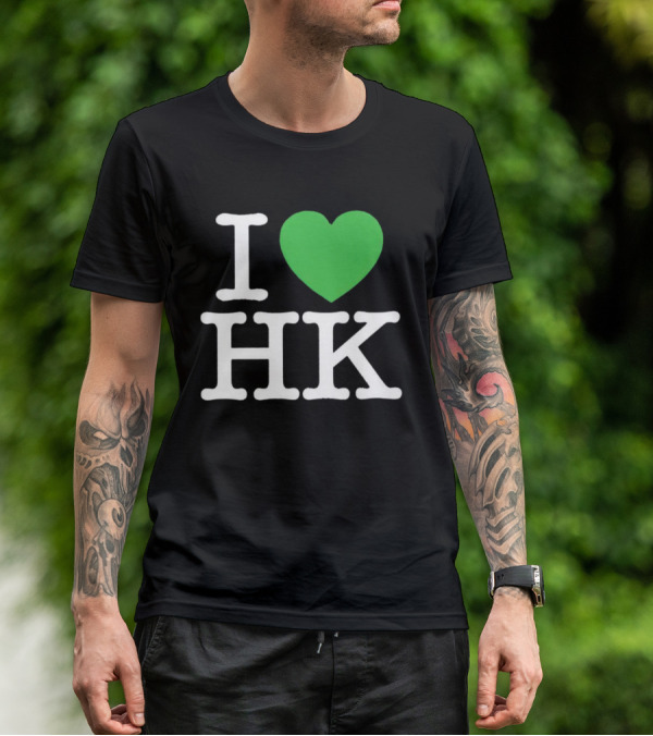 I Love HK Hong Kong Heart T-Shirt