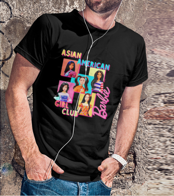 Asian American Girl Club Barbie Dolls T-Shirt