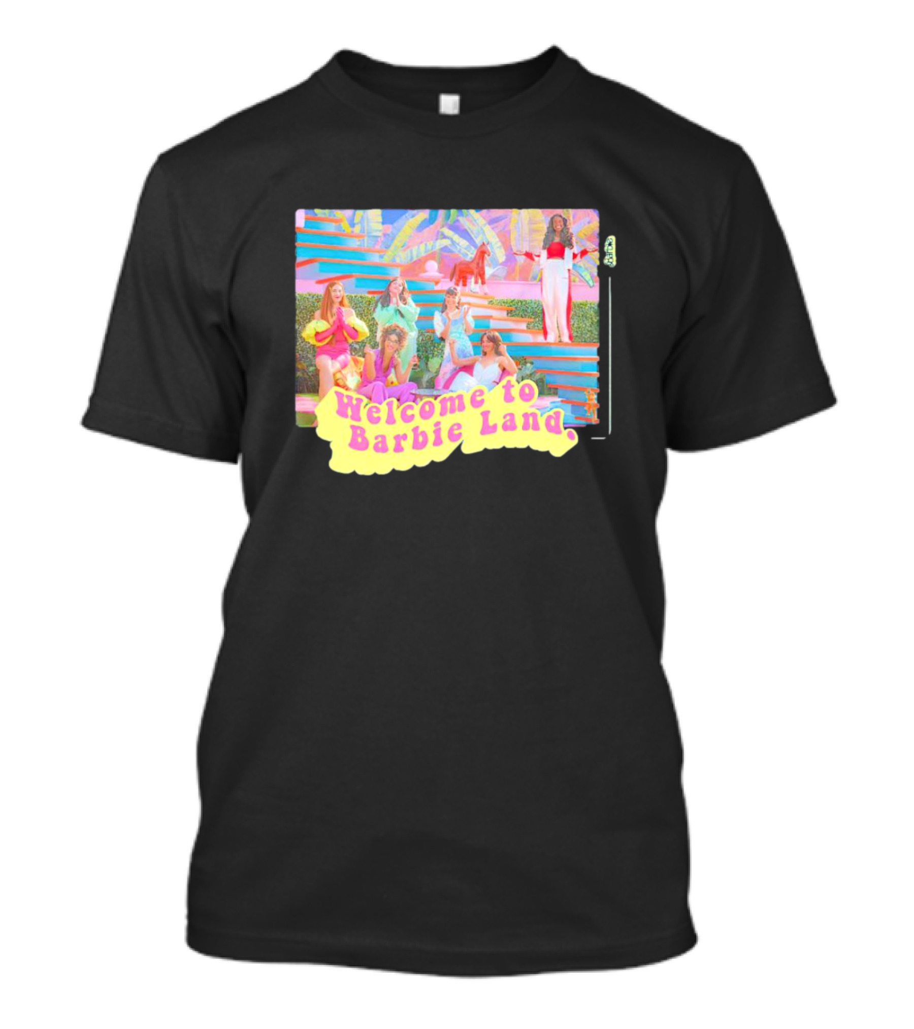 Welcome To Barbie Land Pastel Fashion Extravaganza T-Shirt