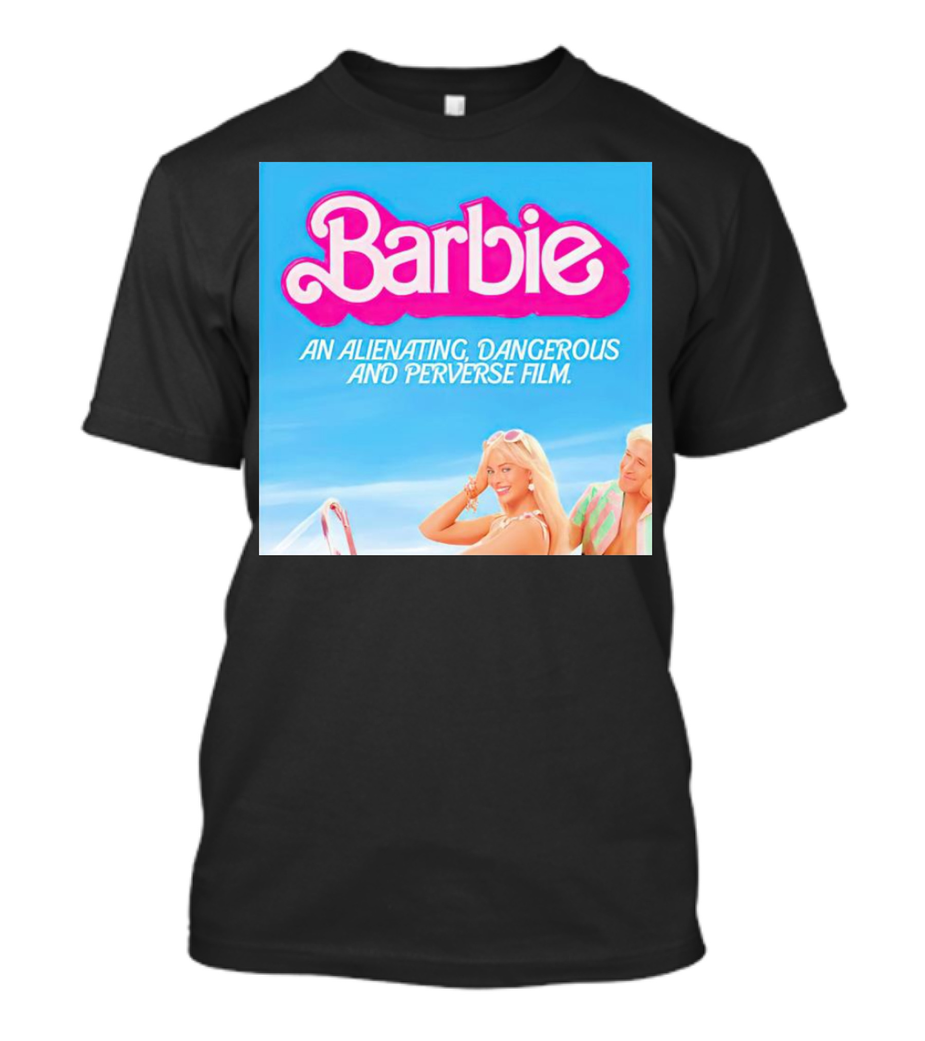 Barbie An Alienating Dangerous And Perverse Film Retro Beach Vibes T-Shirt