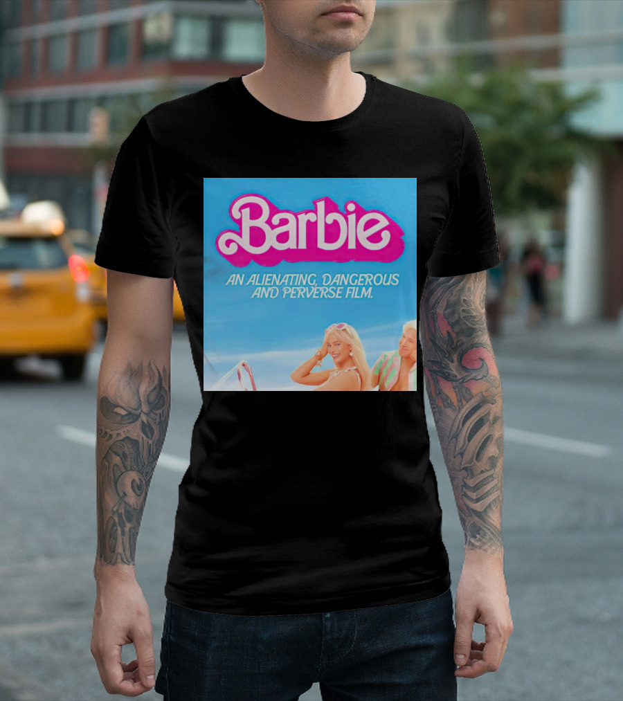 Barbie An Alienating Dangerous And Perverse Film Retro Beach Vibes T-Shirt