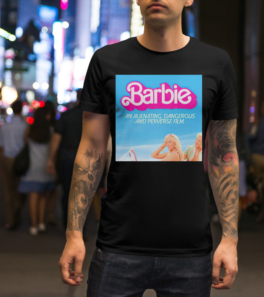 Barbie An Alienating Dangerous And Perverse Film Retro Beach Vibes T-Shirt