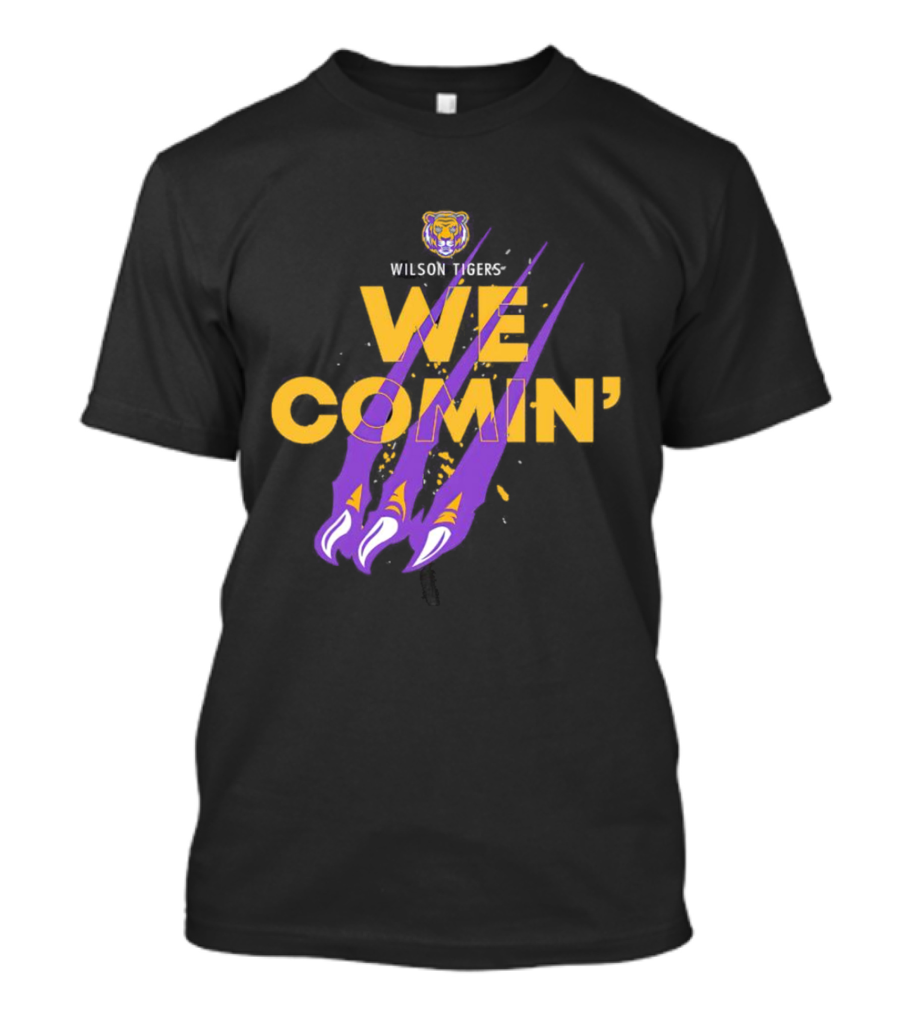 Wilson Tigers We Comin' Tiger Claw Marks T-Shirt