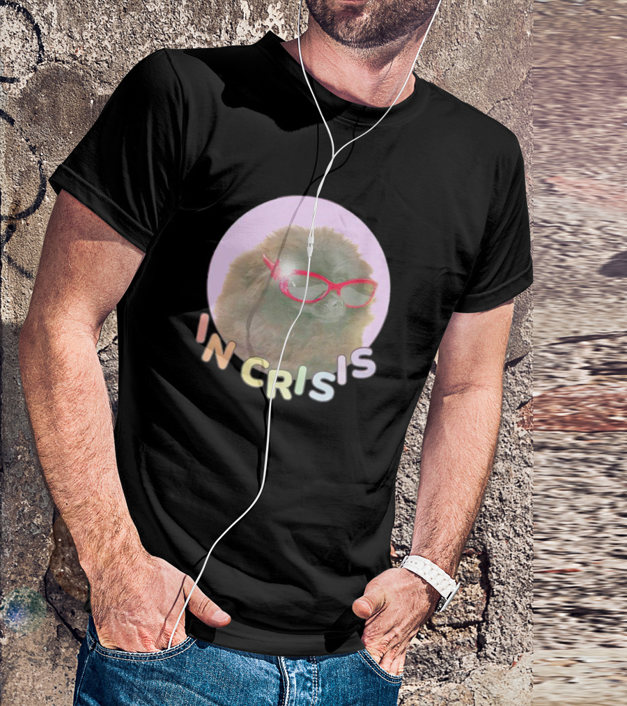 Dog In Crisis With Glasses T-Shirt