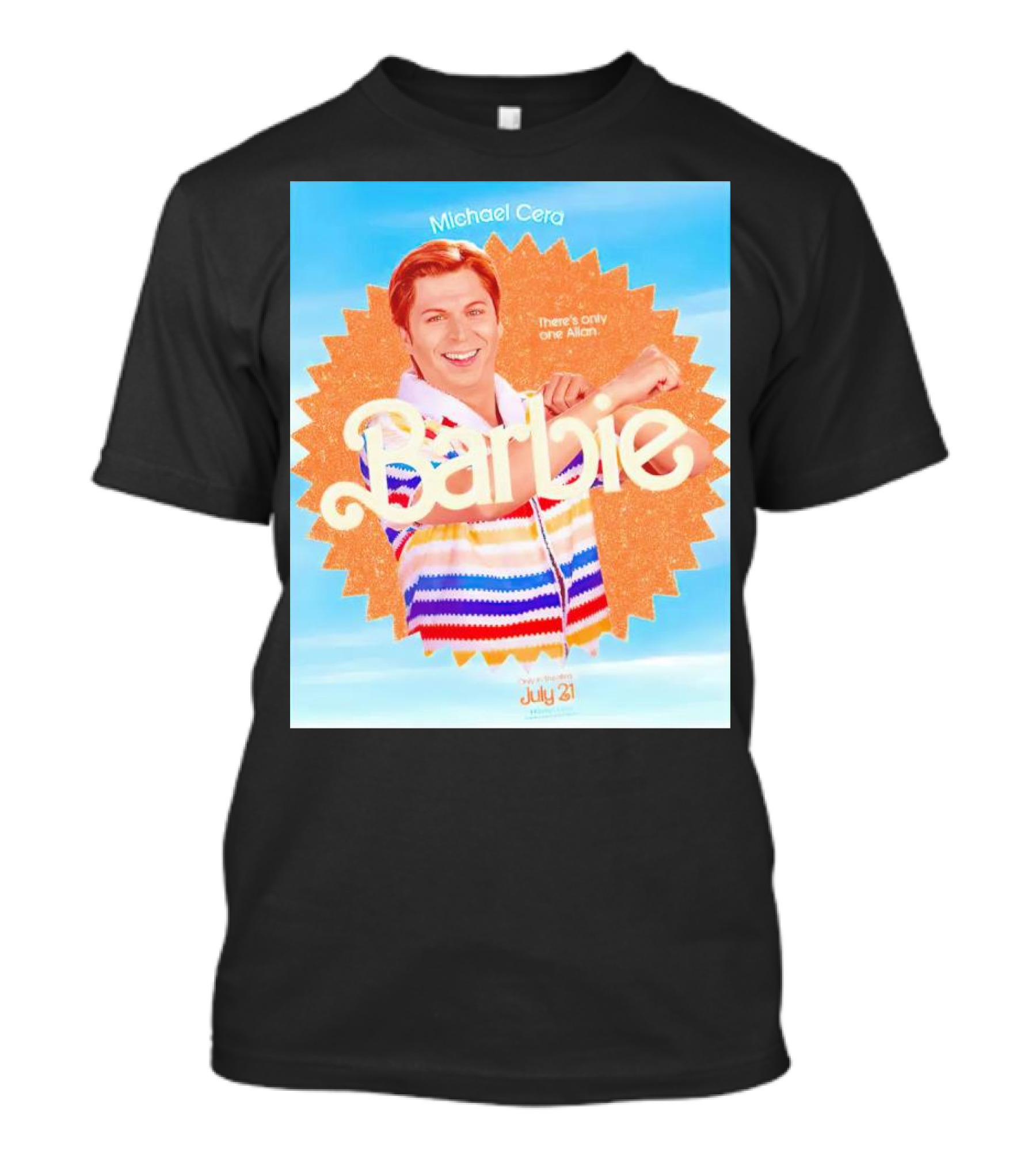 Michael Cera Barbie There's Only One Allan July 21 T-Shirt
