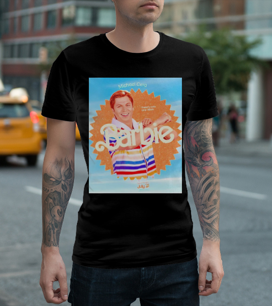 Michael Cera Barbie There's Only One Allan July 21 T-Shirt