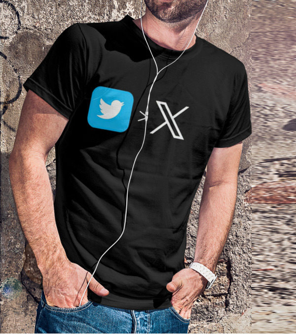 Twitter Bird Greater Than X Transition T-Shirt
