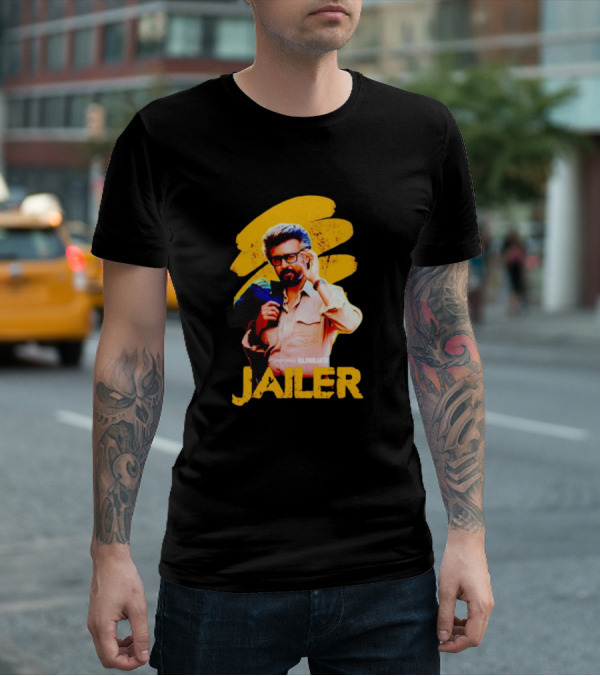 Super Star Rajinikanth Jailer Iconic T-Shirt