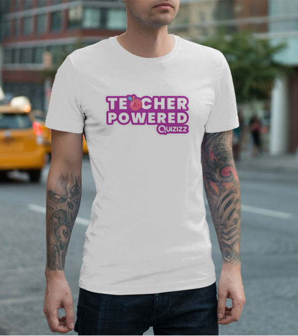 Teacher Powered Quizizz A+ Apple T-Shirt