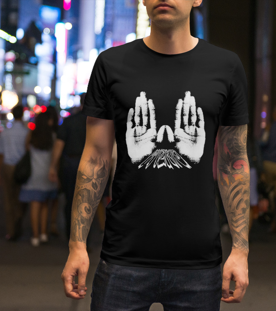 W Hands More Love Less Ego T-Shirt