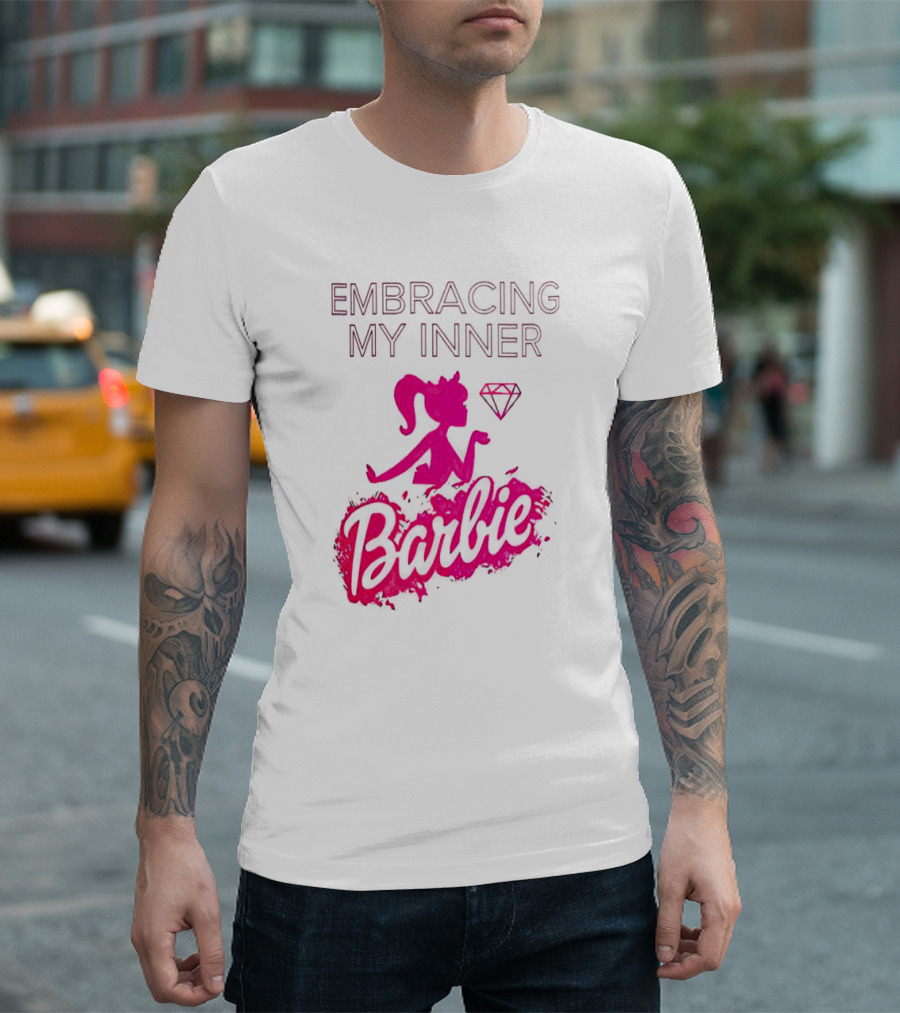 Embracing My Inner Barbie Pink Diamond T-Shirt