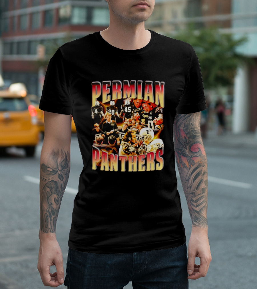 Permian Panthers 90s Football Team Vintage T-Shirt