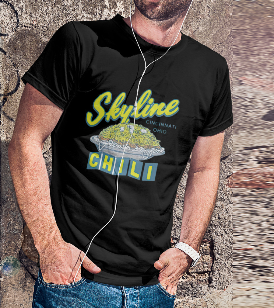 Skyline Chili Cincinnati Ohio Noodle Bowl T-Shirt