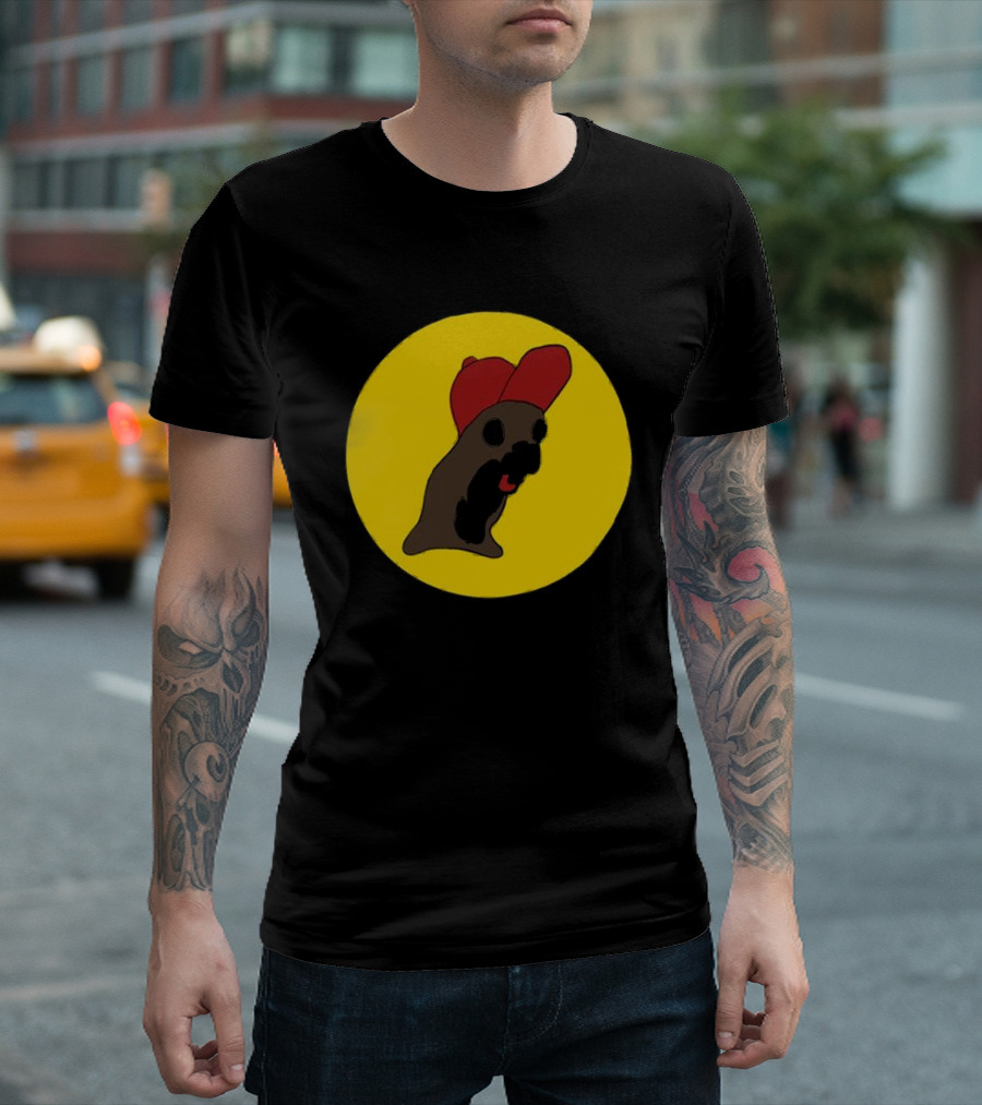 Baby Genius Buc-Ee’s Logo Parody With Cartoon Beaver In Red Cap T-Shirt
