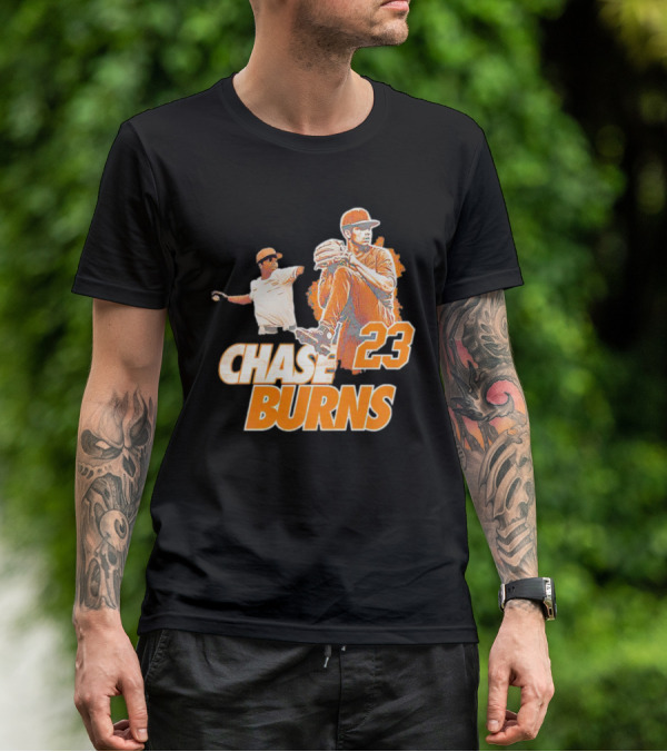 CHAS BURNS 23 Throw The Ball T-Shirt