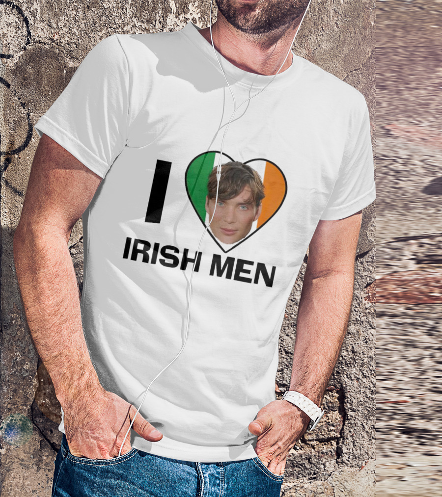 I Heart Cillian Murphy Irish Men T-Shirt