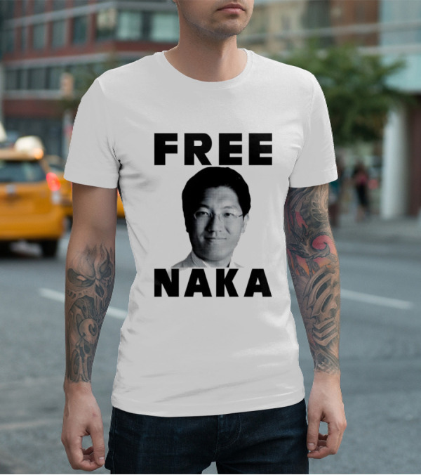 FREE NAKA Black White Pixelated T-Shirt