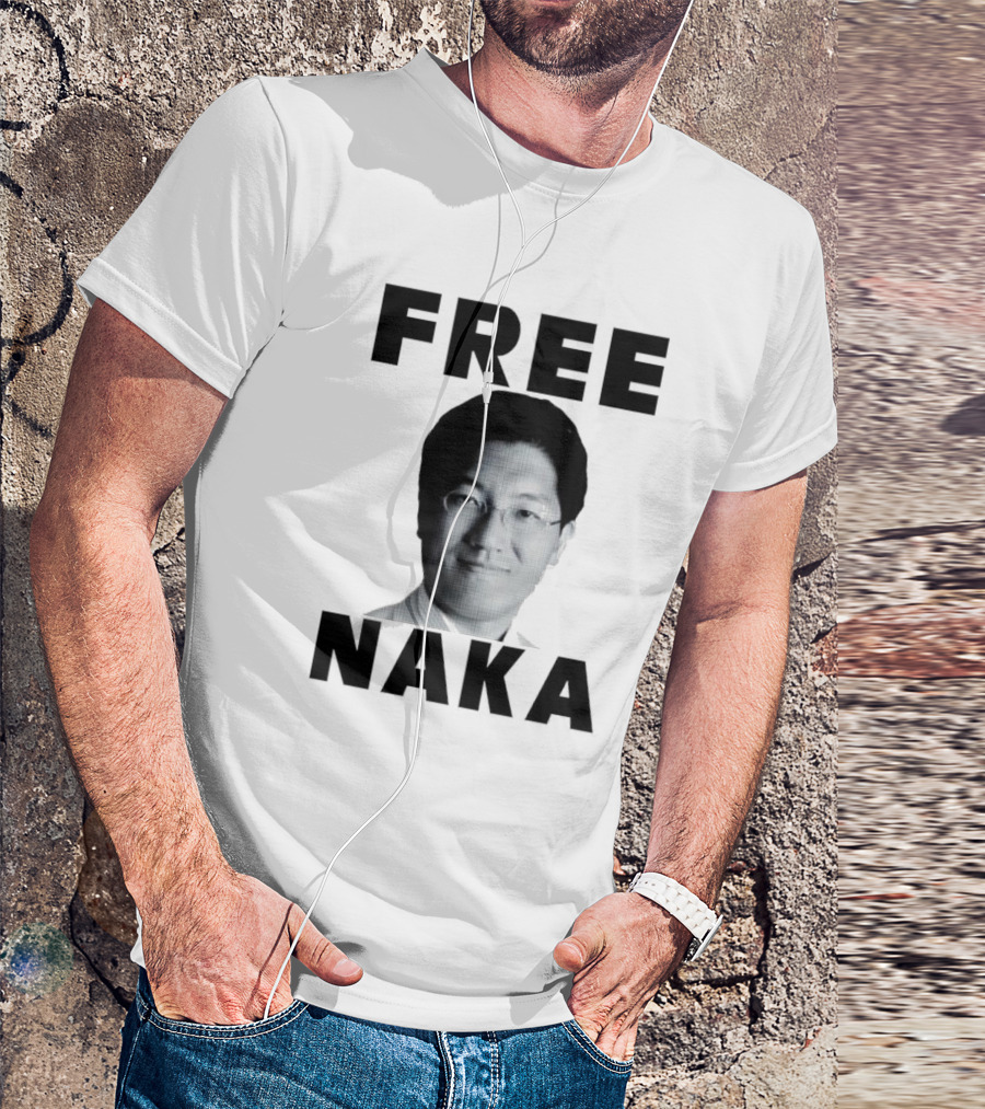 FREE NAKA Black White Pixelated T-Shirt