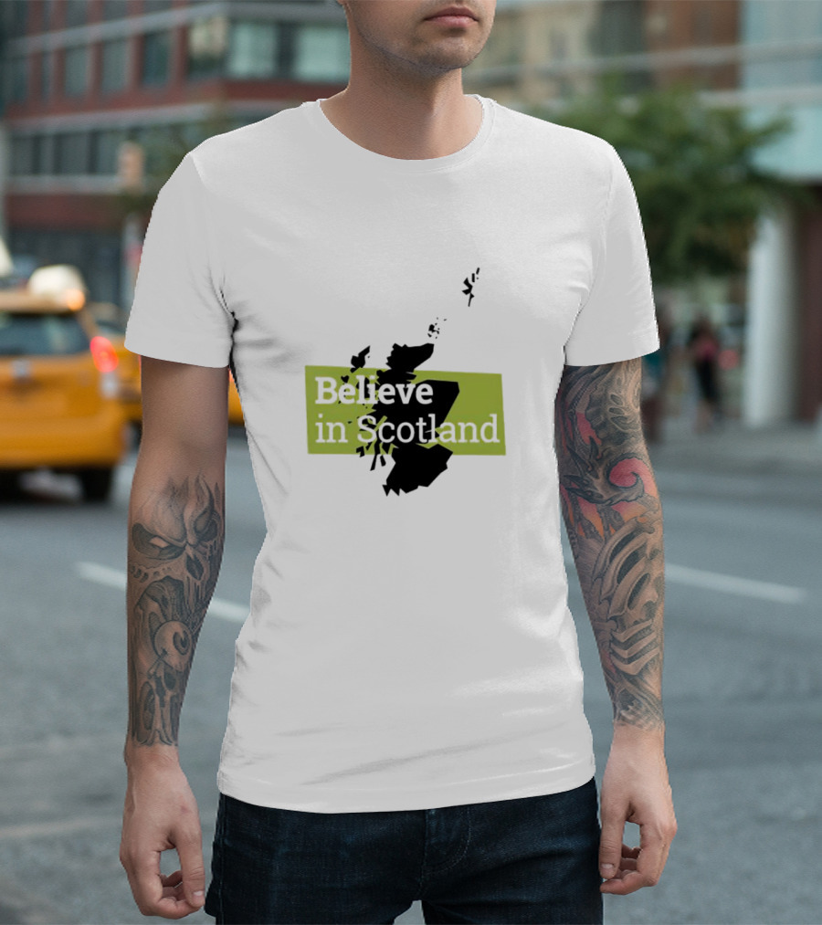 Believe in Scotland Map T-Shirt