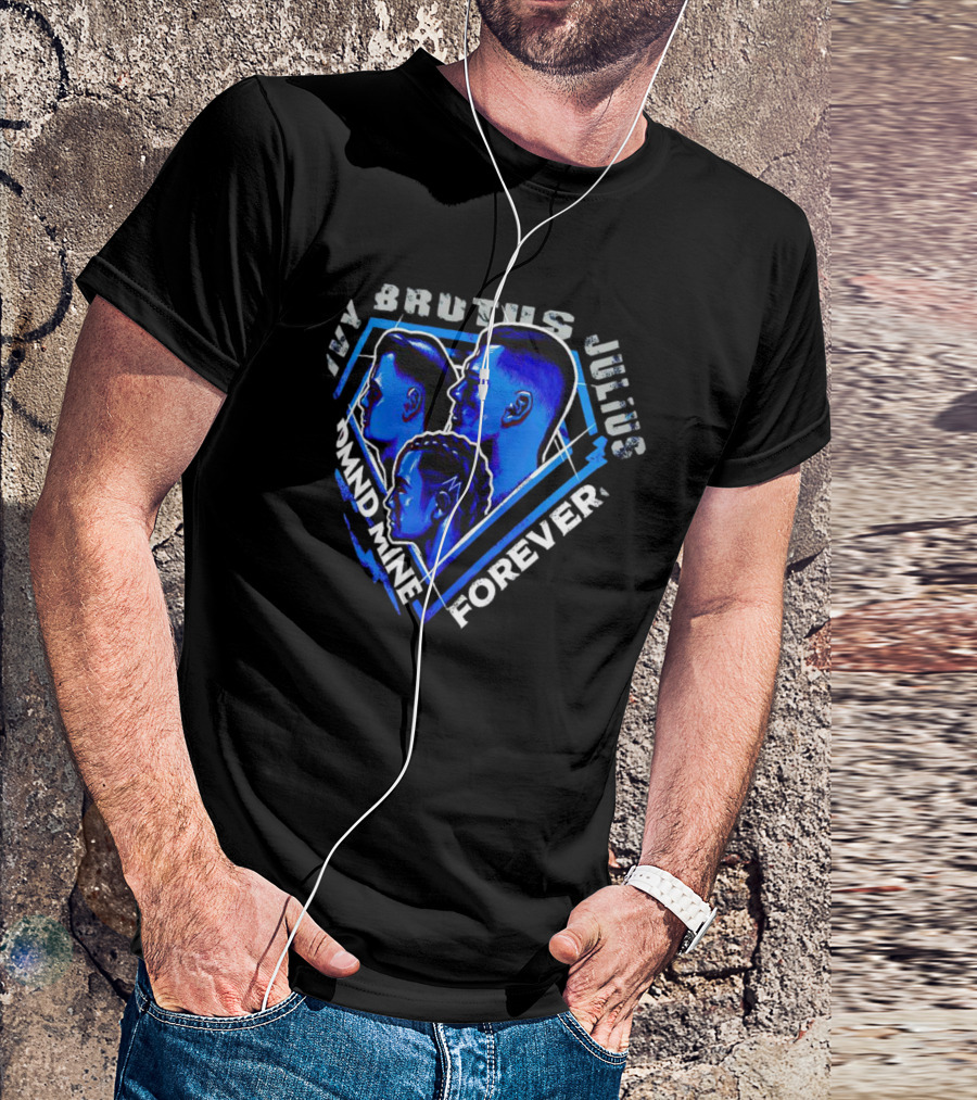 Ivy Brutus Julius Diamond Mine Forever Blue Portrait Trio T-Shirt