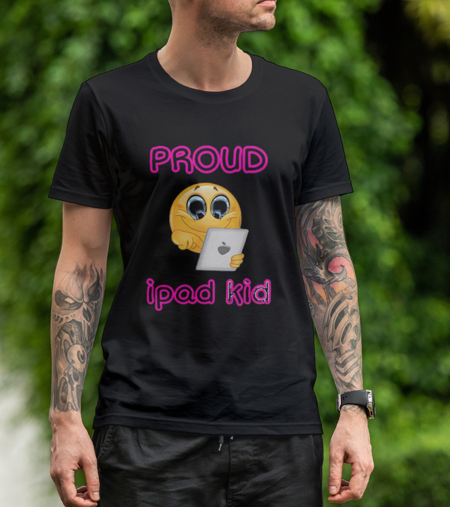 Proud IPad Kid Smile T-Shirt