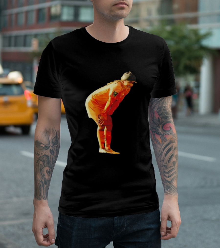 Spare One For Danielle Van de Donk Soccer Player Orange T-Shirt