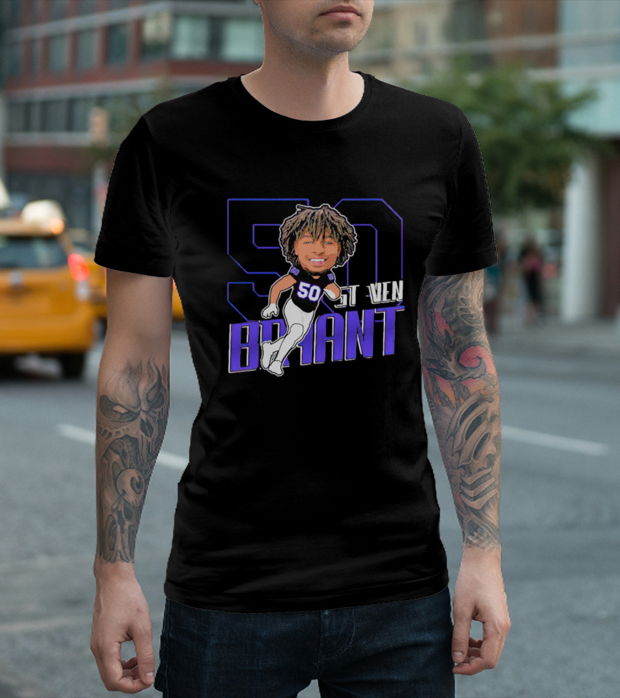 Weber State Steven Bryant Defensive Lineman 50 T-Shirt