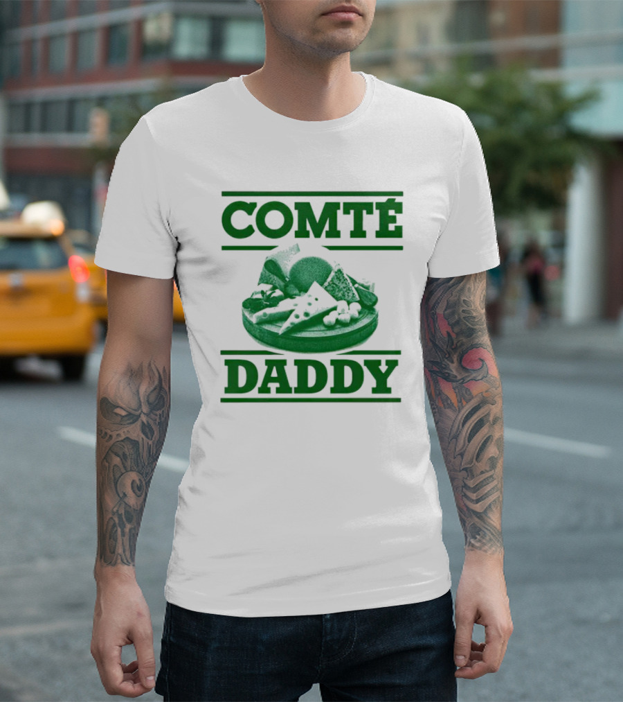 Comté Daddy Cheese Plate T-Shirt