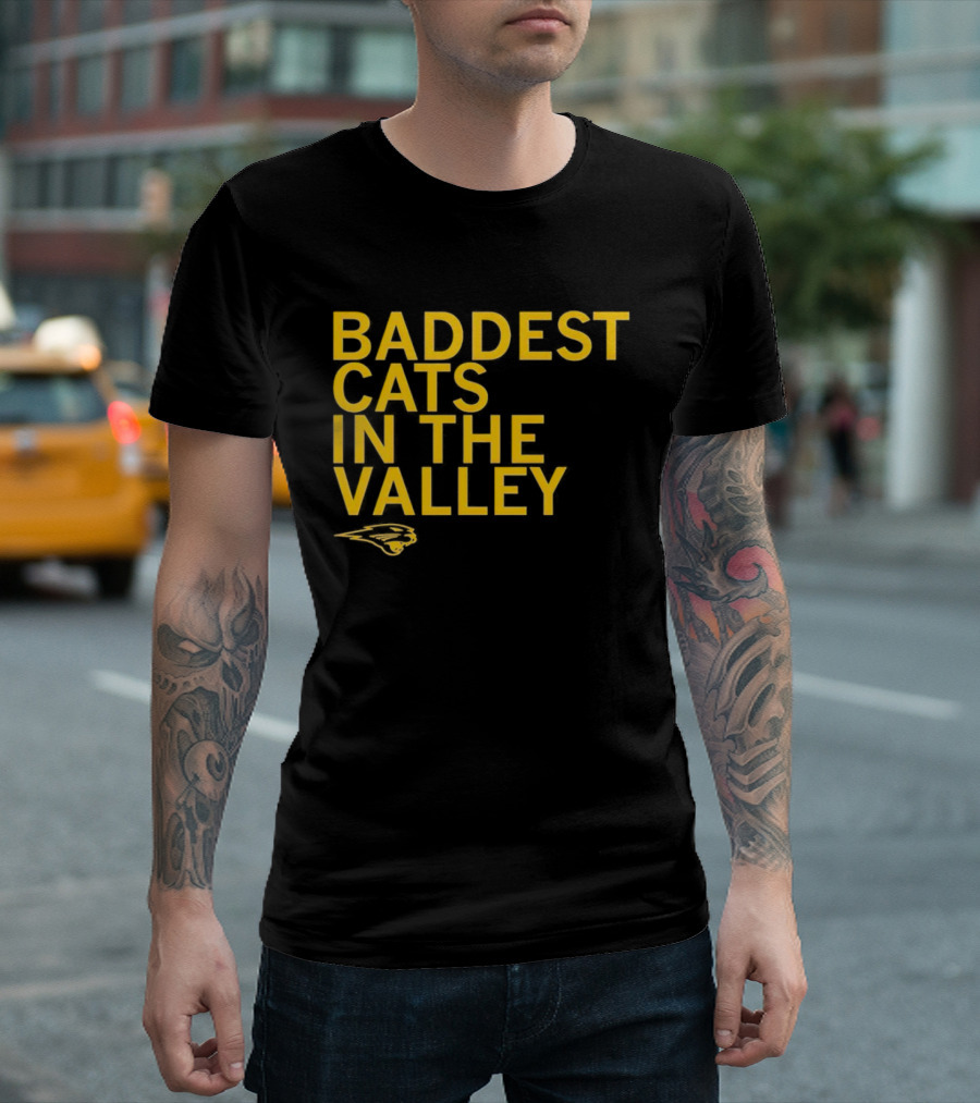 Baddest Cats in the Valley Northern Iowa Panthers T-Shirt