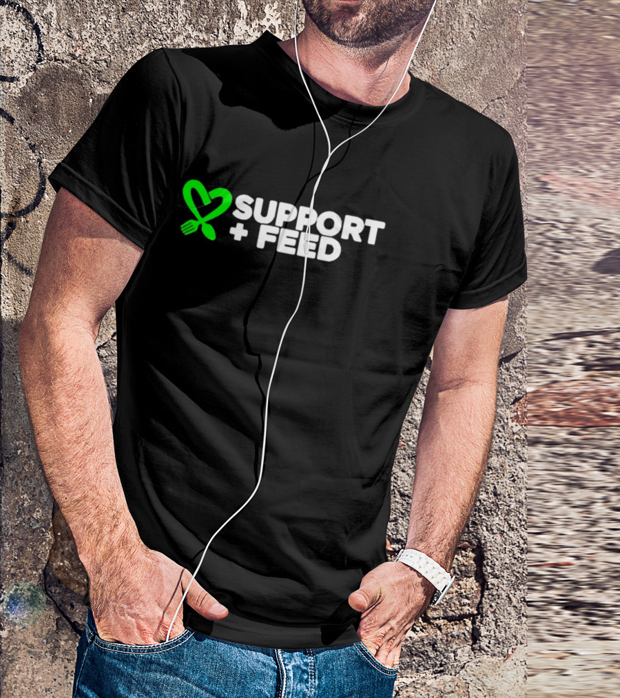 Support Plus Feed Heart T-Shirt