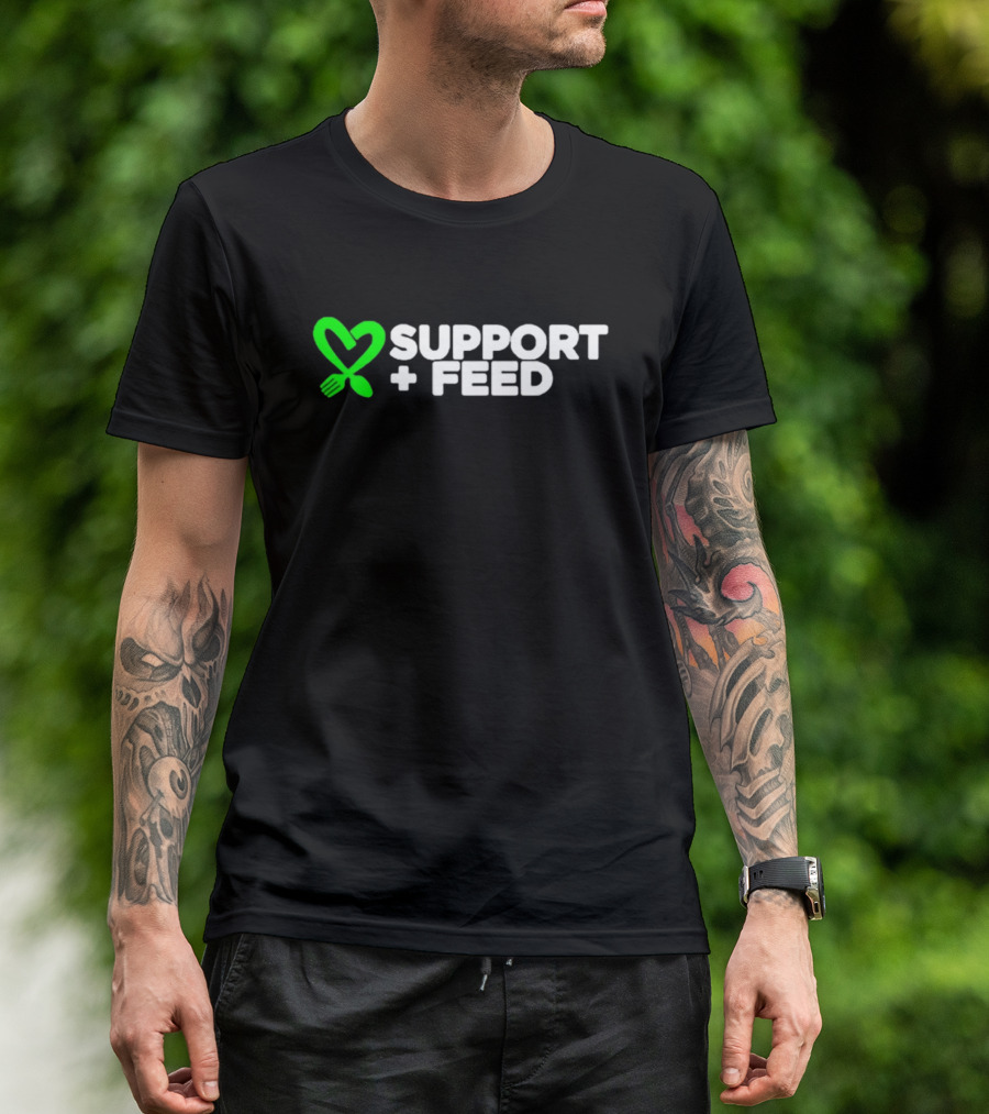 Support Plus Feed Heart T-Shirt