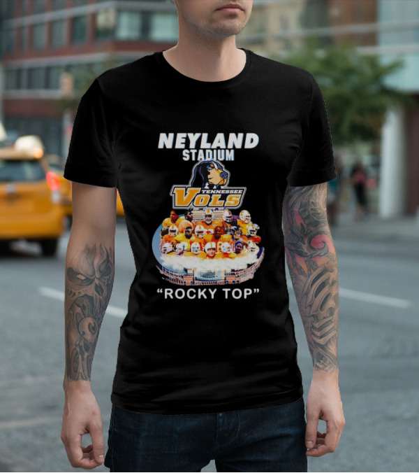 Neyland Stadium Tennessee Vols Rocky Top Football Team T-Shirt