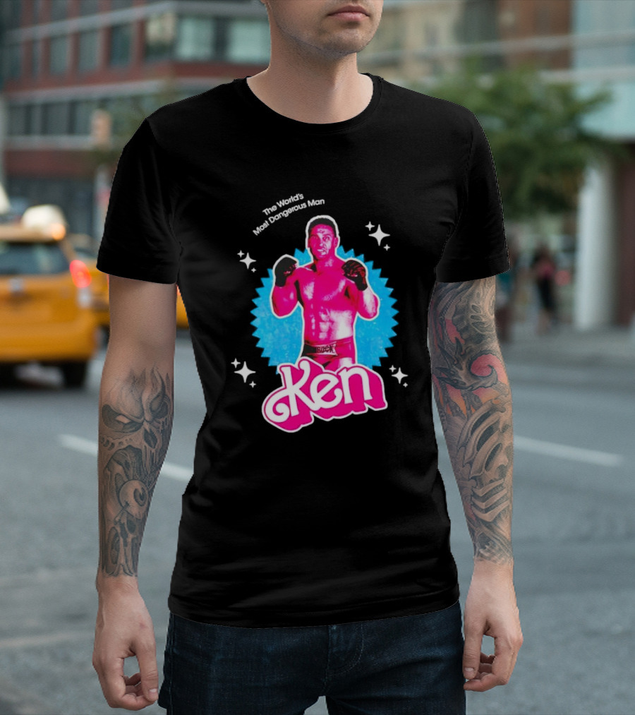 The World's Most Dangerous Man Ken Retro Boxing Star T-Shirt