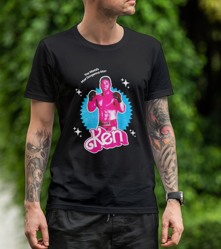 The World's Most Dangerous Man Ken Retro Boxing Star T-Shirt