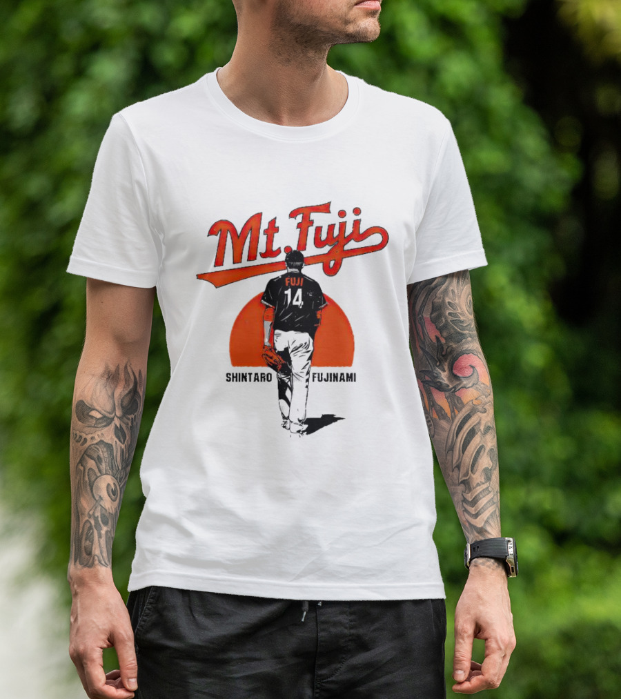 Shintaro Fujinami Mt. Fuji Baseball Baltimore Orioles T-Shirt