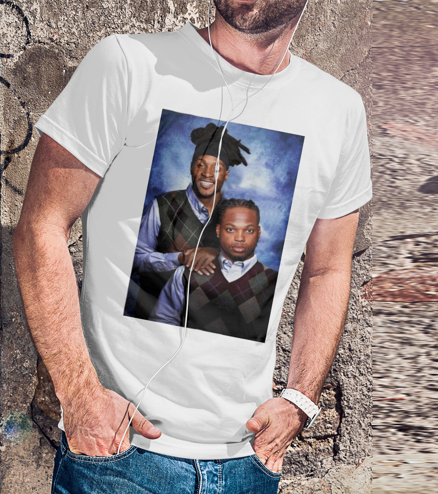 Tennessee Titans Derrick Henry DeAndre Hopkins Step Brothers Photo T-Shirt