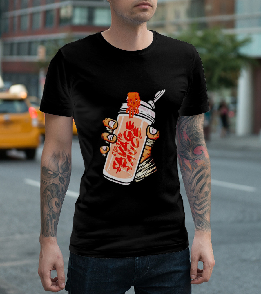 Iron Savages Consume Fiery Savage Sauce Bottle T-Shirt