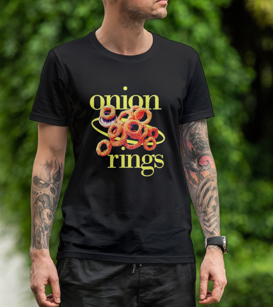 Onion Rings Saturn Orbit Rings T-Shirt