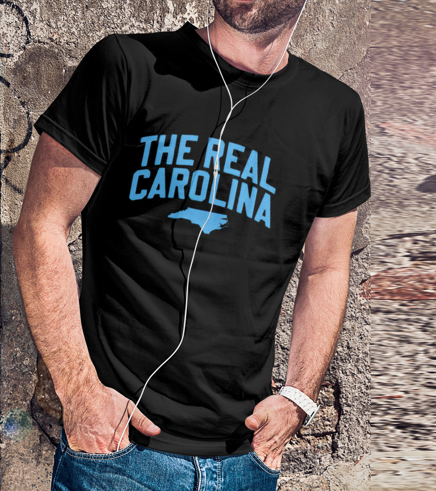 The Real Carolina NC Map T-Shirt