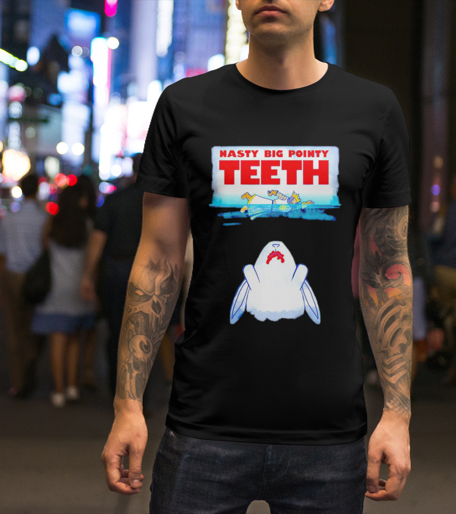 NASTY BIG POINTY TEETH Rabbit Parody With Knight T-Shirt