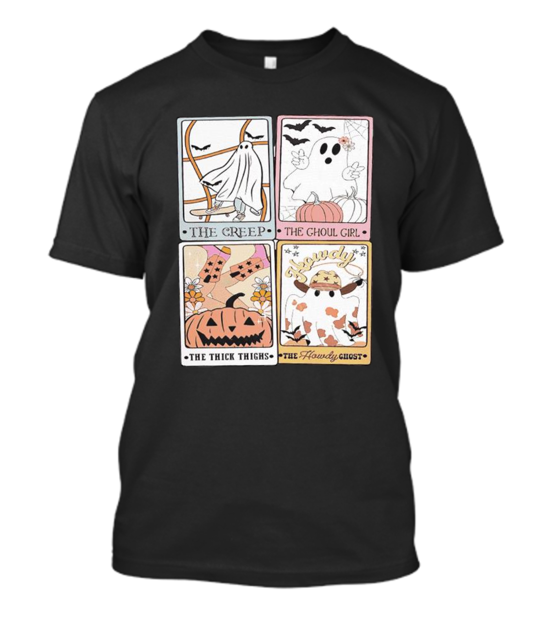 The Creep The Ghoul Girl The Thick Thighs The Howdy Ghost T-Shirt