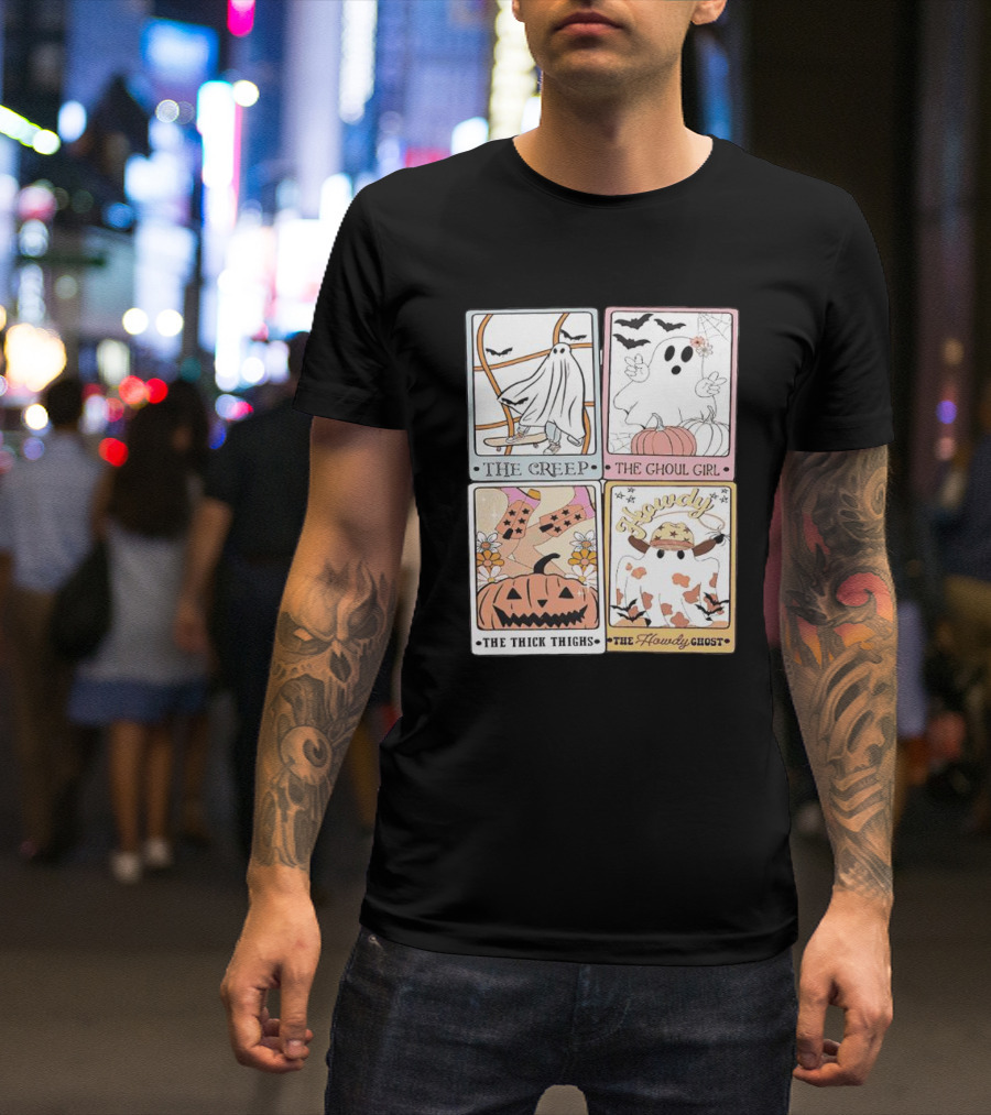 The Creep The Ghoul Girl The Thick Thighs The Howdy Ghost T-Shirt