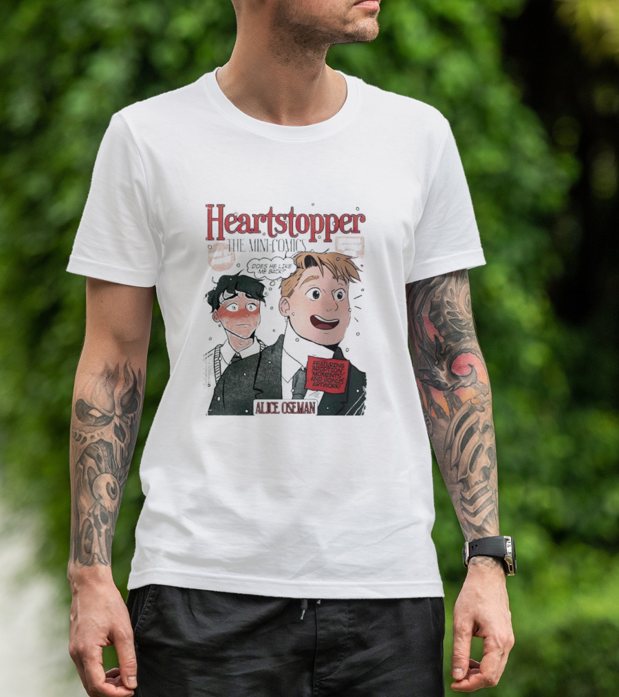 Heartstopper Featuring Adaptation Moments And Bonus Artwork By Alice Oseman T-Shirt