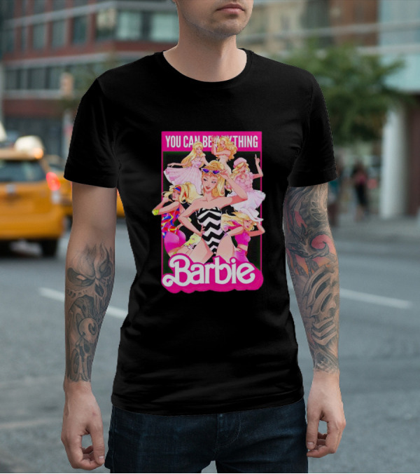 You Can Be Anything Barbie Retro Fashion Montage T-Shirt