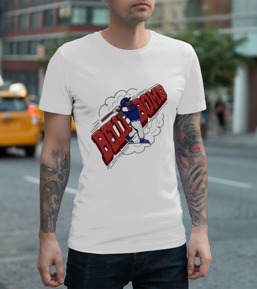 Cody Bellinger Belli Bomb Baseball Hit Iconic Swing T-Shirt