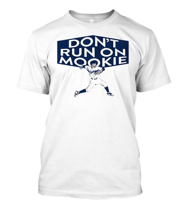 DON’T RUN ON MOOKIE PLAYER SILHOUETTE BASEBALL T-Shirt